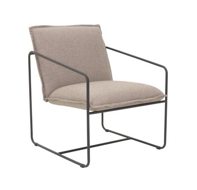 Step nojatuoli taupe/musta